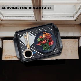 KAQAHIDO car tailgating tray for convenient roadside meals.