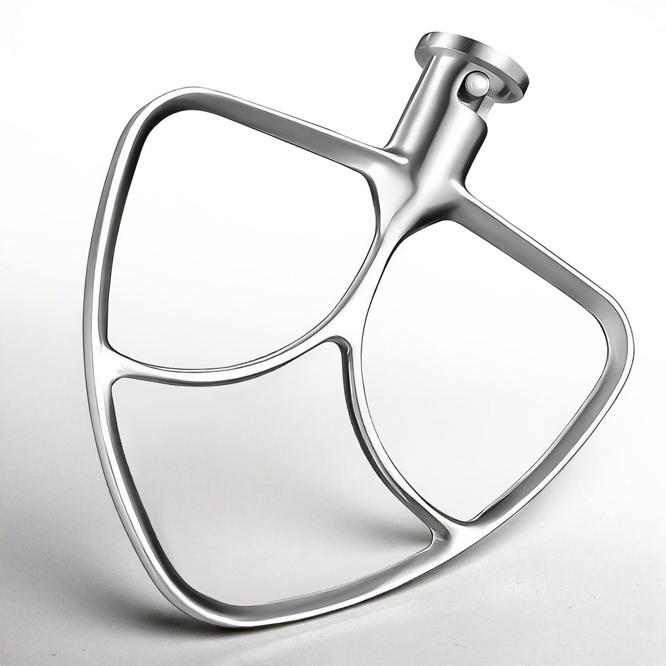 Karoxy flat beater in stainless steel for lasting kitchen use.