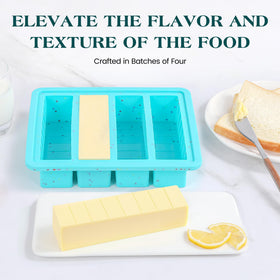 KASHME BPA-free silicone is safe for freezer and oven.