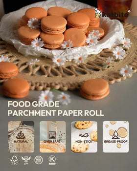 Katbite kosher FSC parchment paper made from wood pulp with silicone coating.