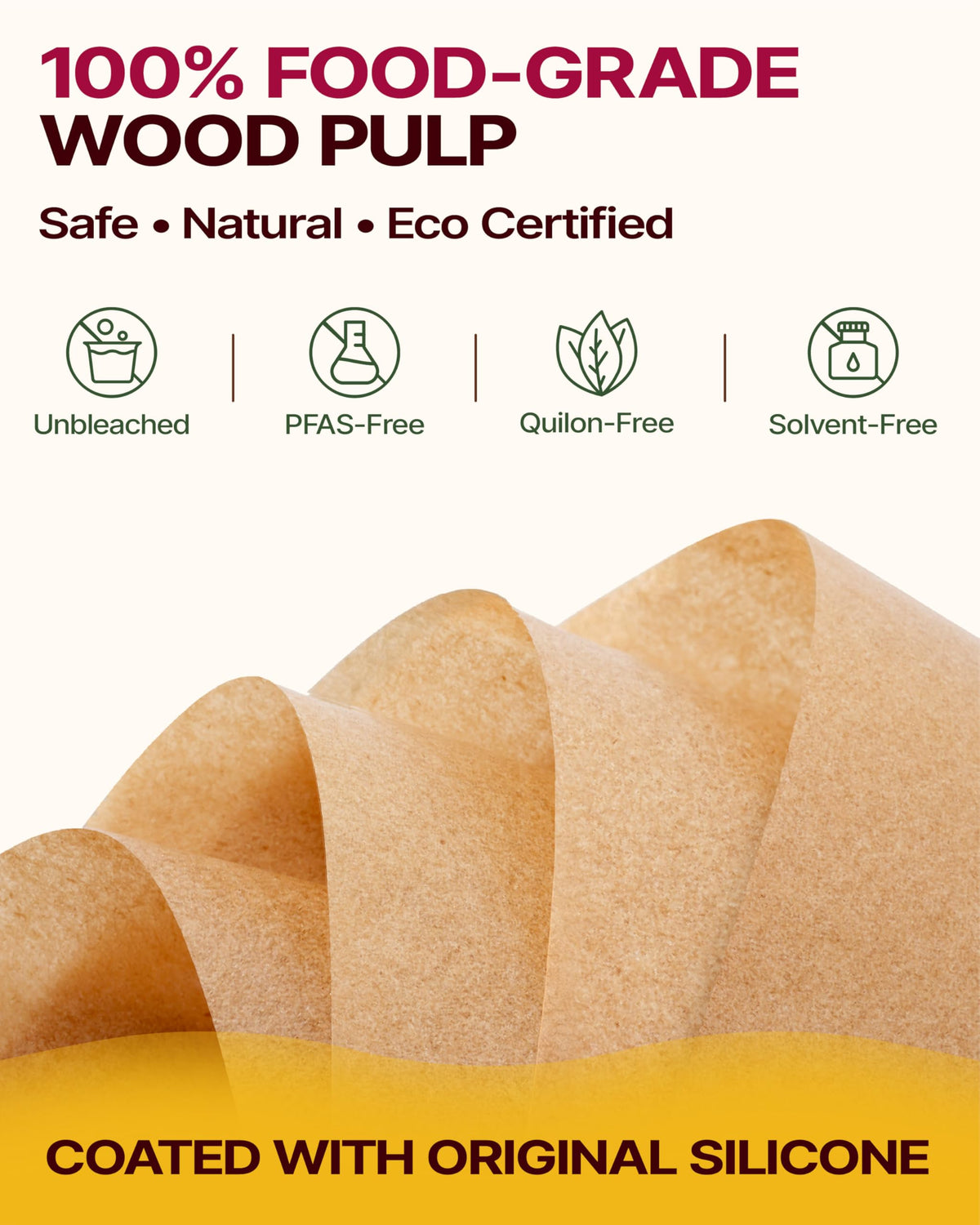 Katbite oil-resistant and waterproof sheets withstand oven and freezer use.