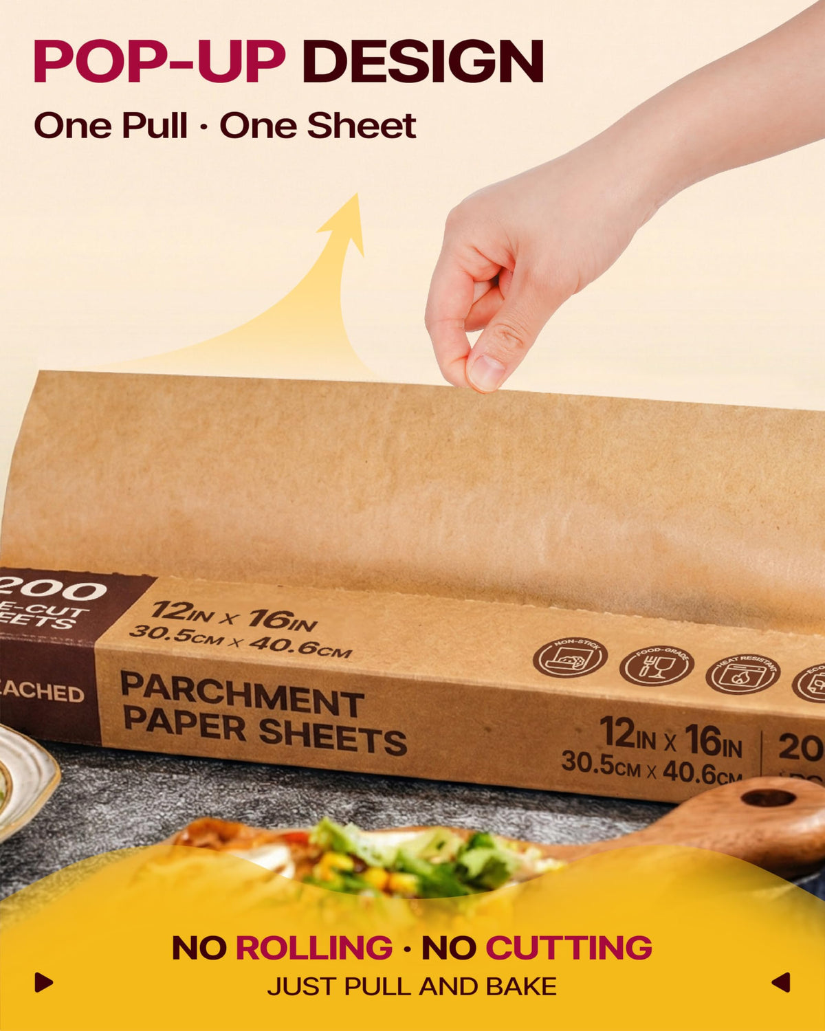 Katbite parchment extra thick 45gsm for sturdy baking