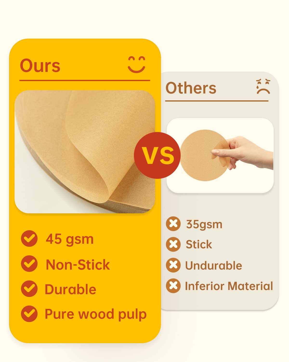 Katbite rounds handle temperatures from -68 to 450°F for versatility.