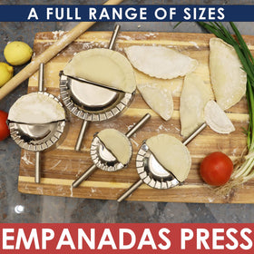 Kaycrown 3-25inch dumpling press mini size for quick snacks.