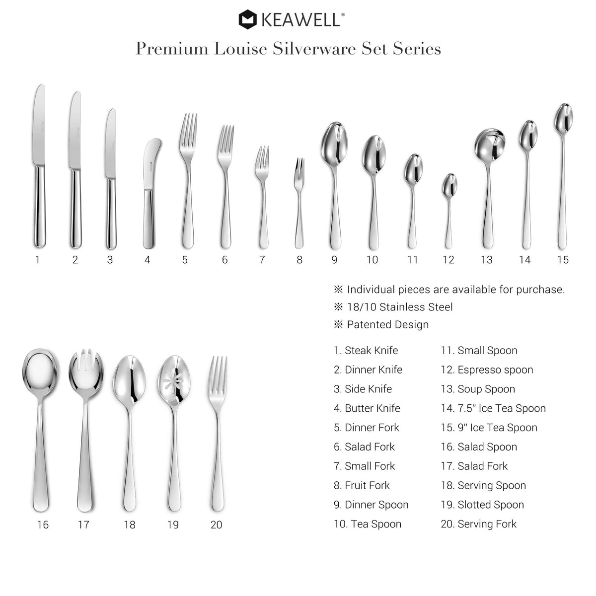 KEAWELL Louise spoon arrives in an exquisite gift box