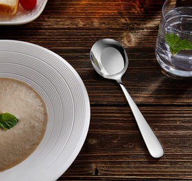 KEAWELL Louise spoon with polished finish adds refined table appeal