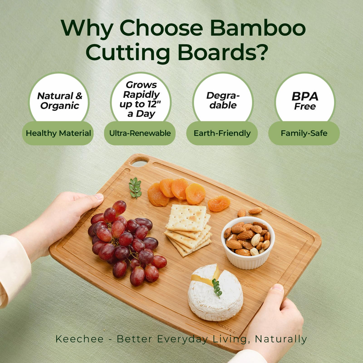 Keechee care guide and 1-year warranty information included