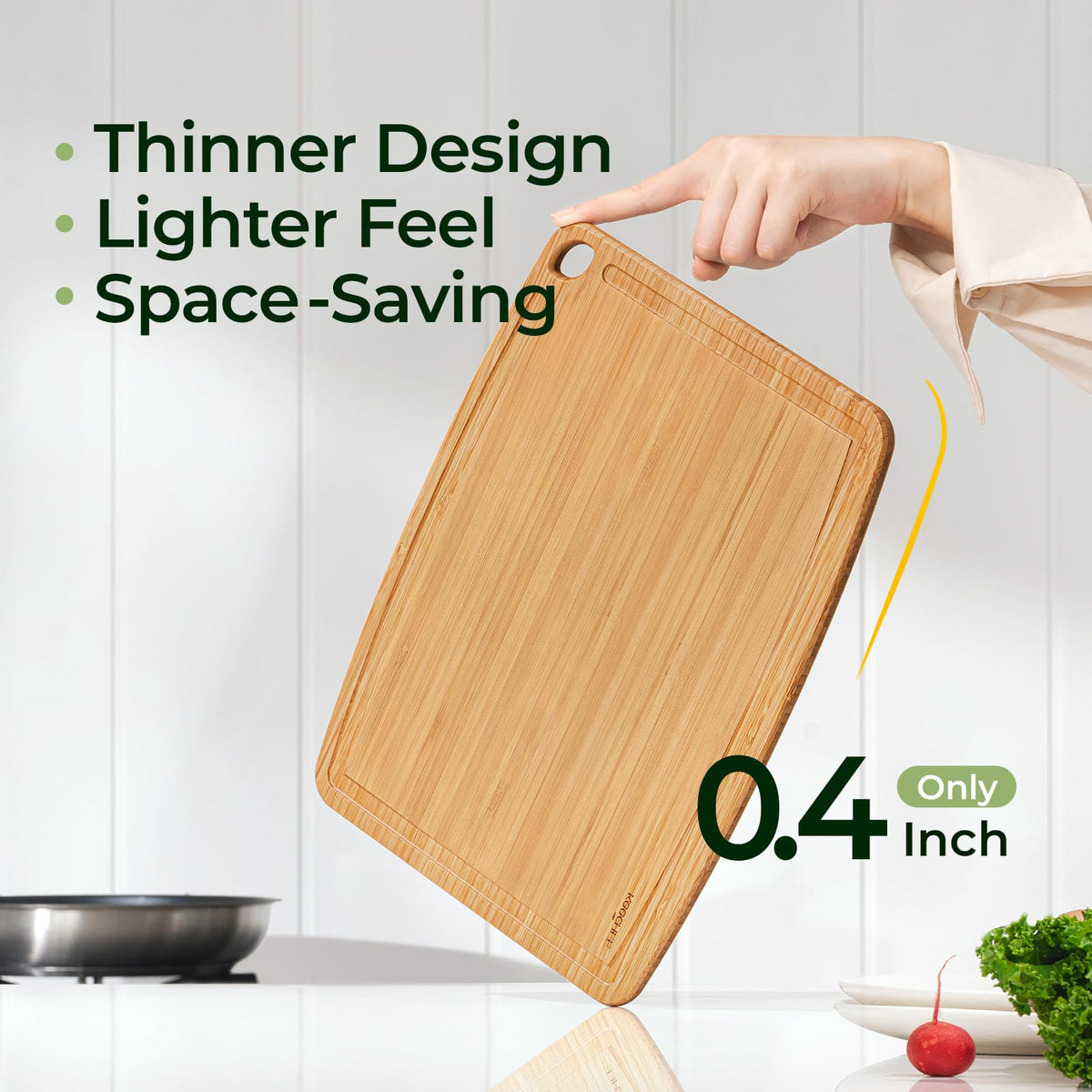 Keechee small cutting board ideal for quick chops and travels