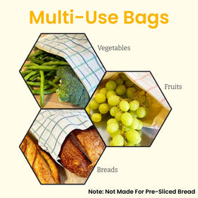 Keeki Bag linen-cotton material provides breathable, reusable bread storage.