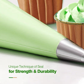 Keenpioneer buttercream piping bags in action for smooth cake decoration