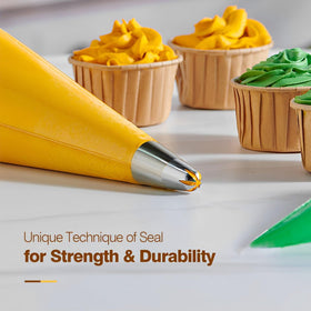 Keenpioneer piping bag for icing and frosting with clear visibility.