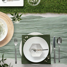 Keepshowing multiuse table runner suitable for decor, napkins, or gift wrap.