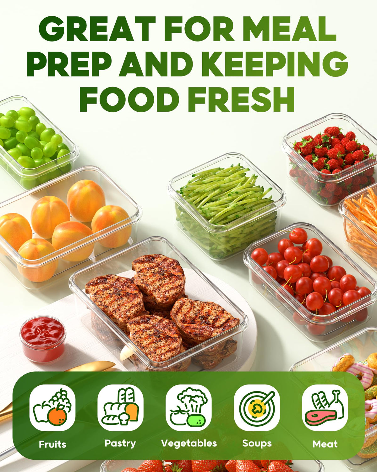 KEMETHY labels and marker included for easy organization