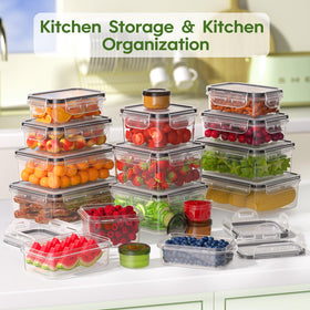 KEMETHY microwave, freezer, and dishwasher safe containers