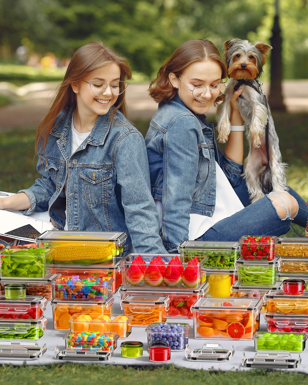 KEMETHY refrigerator-friendly organization for easier meal planning.
