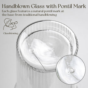 Kemorela stylish kitchen glass tumblers for tea and drinks