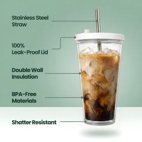 Kensal Home leak-proof cup prevents spills in bags and cars.