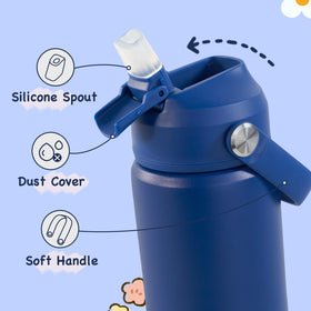 Kerilyn leak-proof water bottle with secure cap prevents spills during busy days.