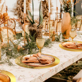 KesaPlan 13-inch placemats offer ample space for plates