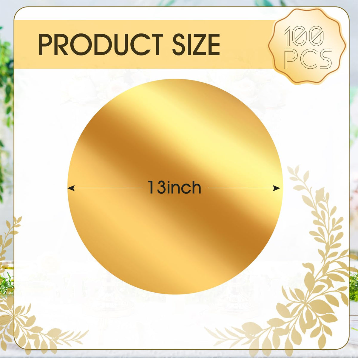 KesaPlan 13-inch placemats provide versatile fit for most dinner plates.