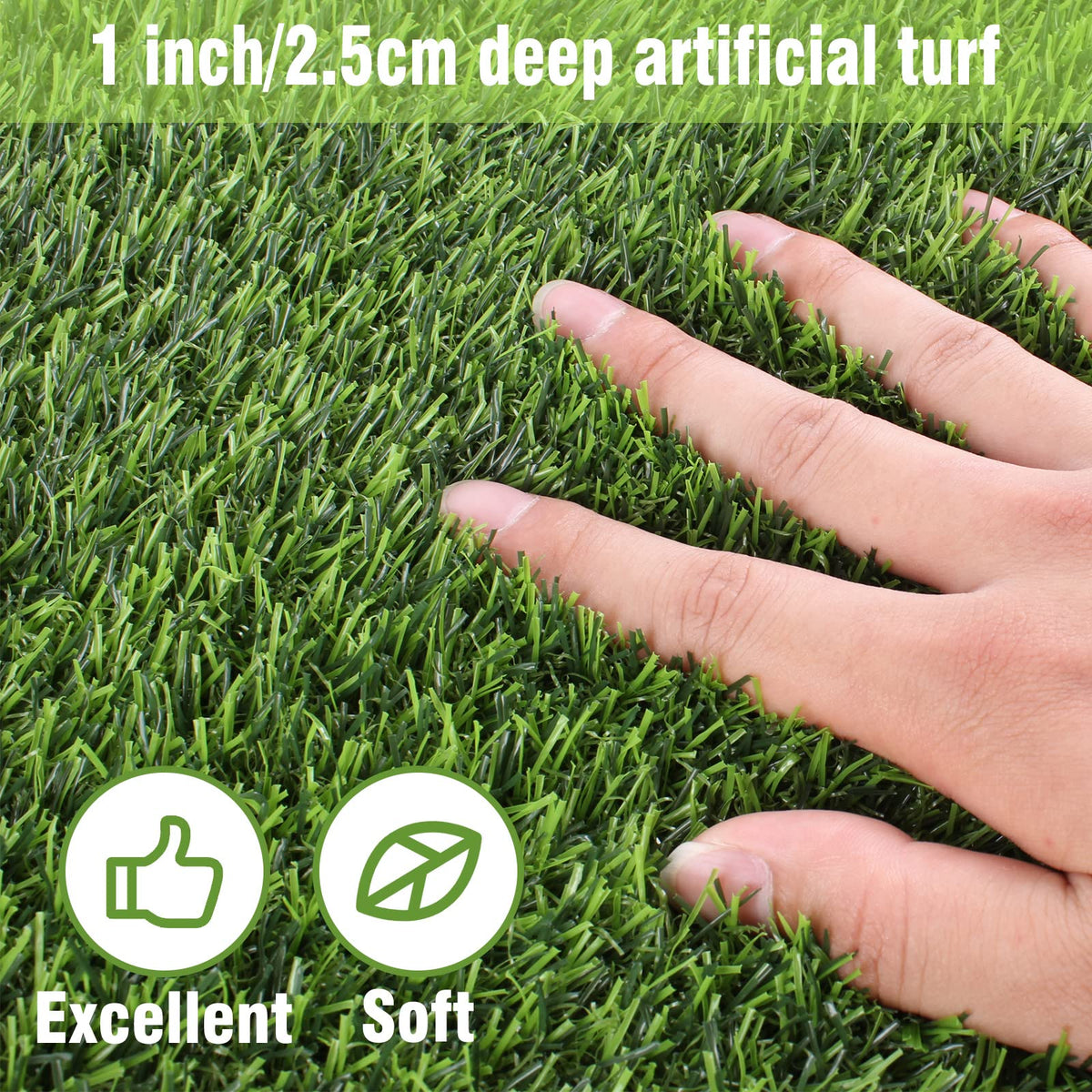 Kesfey grass table runner golf party setup ready-to-use décor