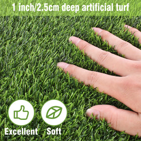 Kesfey grass table runner golf party setup ready-to-use décor