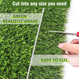 Kesfey grass table runner safe for kids and pets