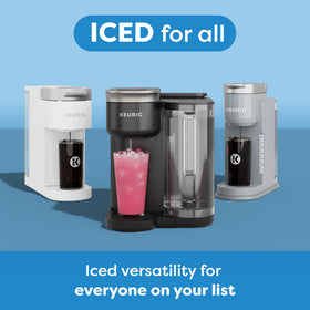 Keurig K-Iced My K-Cup compatibility for using your own grounds.