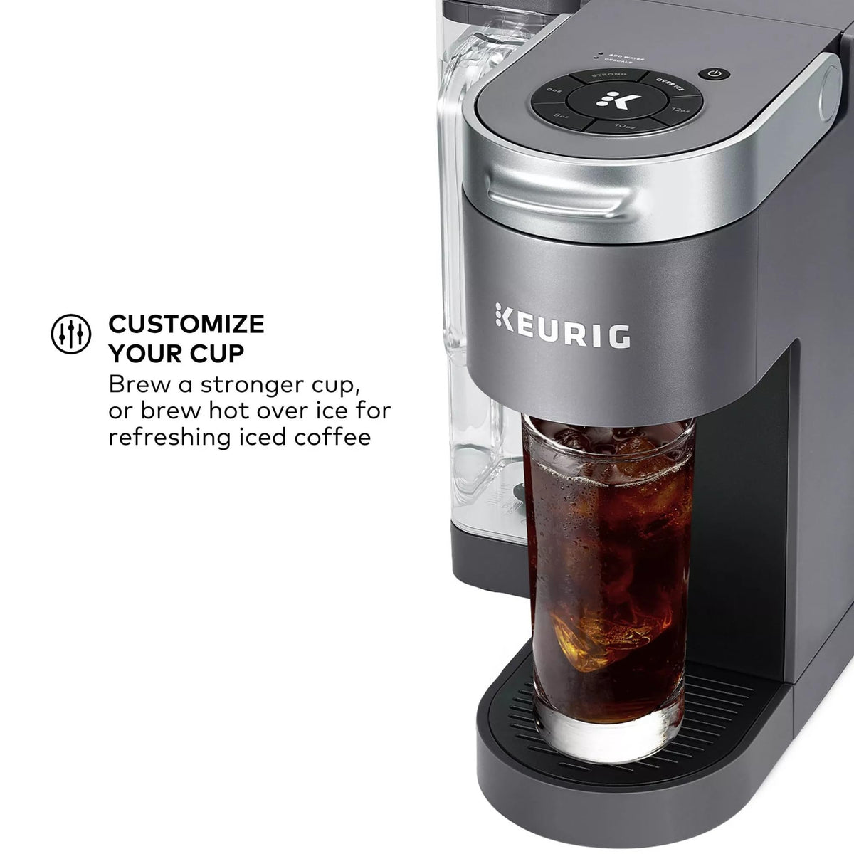 Keurig K-Supreme back-to-back brewing enables quick second cups.