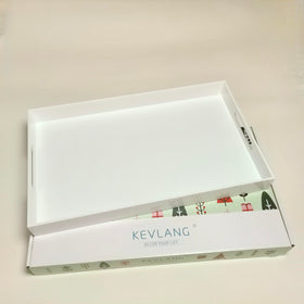KEVLANG sturdy acrylic tray with thick walls for durability