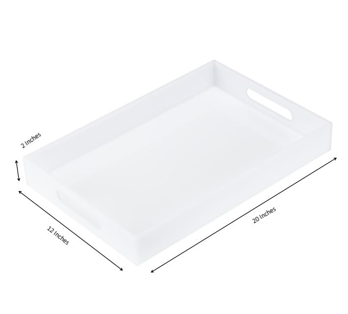 KEVLANG tray with modern design holds breakfast and coffee