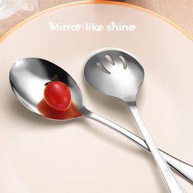 KeyOXY dishwasher-safe spoons with a mirror finish ease cleanup after meals.