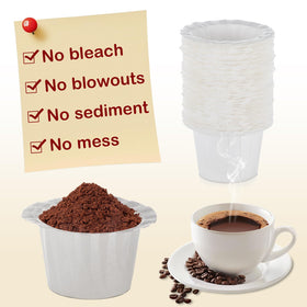 Kicovitifa paper filter texture highlights strong unbleached material for reliable brewing