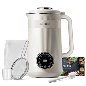 Kidisle 8-in-1 nut milk maker front view for easy homemade plant milks.