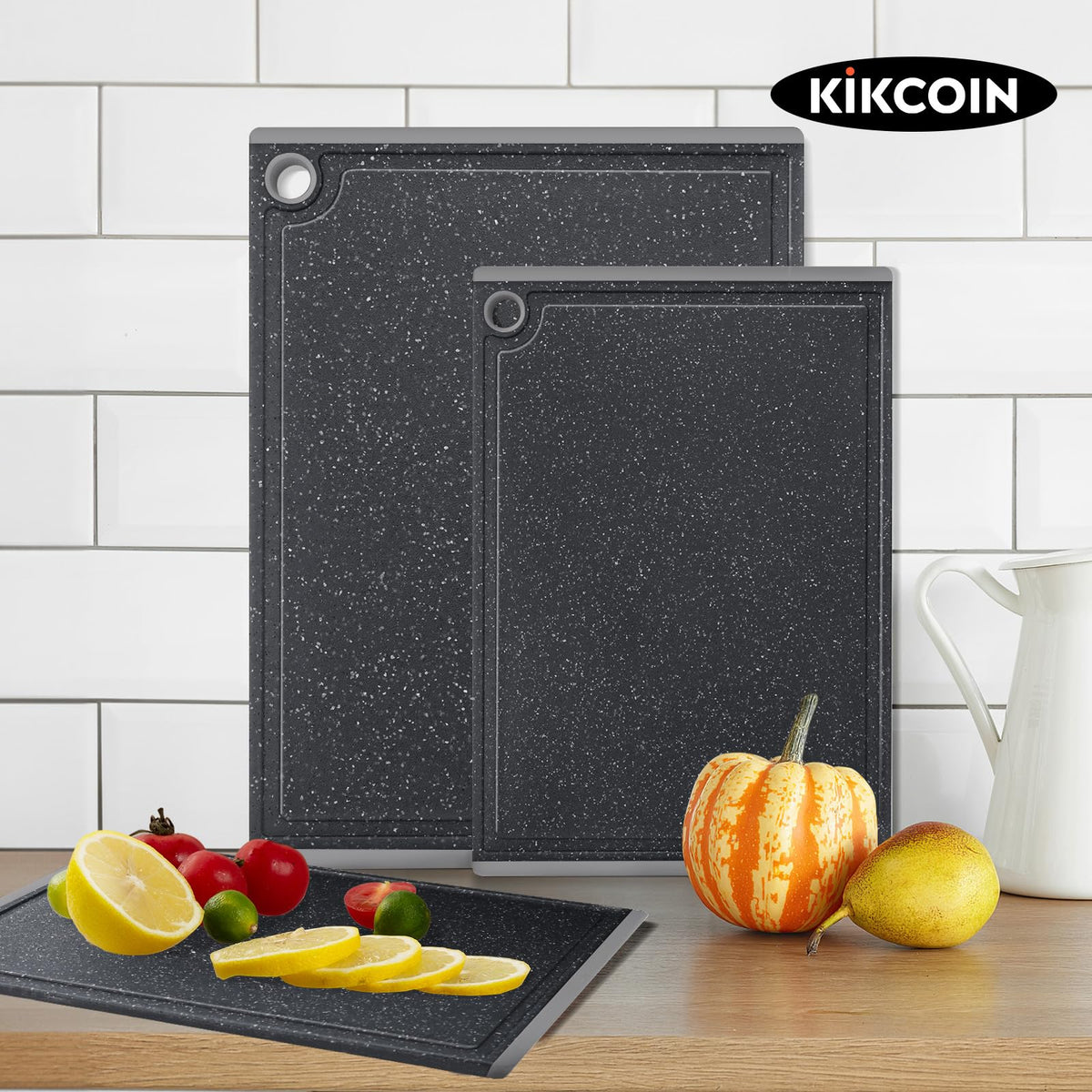 Kikcoin cutting-board-dishwasher-safe and hand-wash friendly for easy cleaning