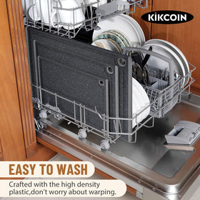 Kikcoin cutting-board-juice-groove catches liquids during meat prep