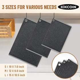 Kikcoin cutting-board-set-medium ideal for chopping vegetables with textured grip