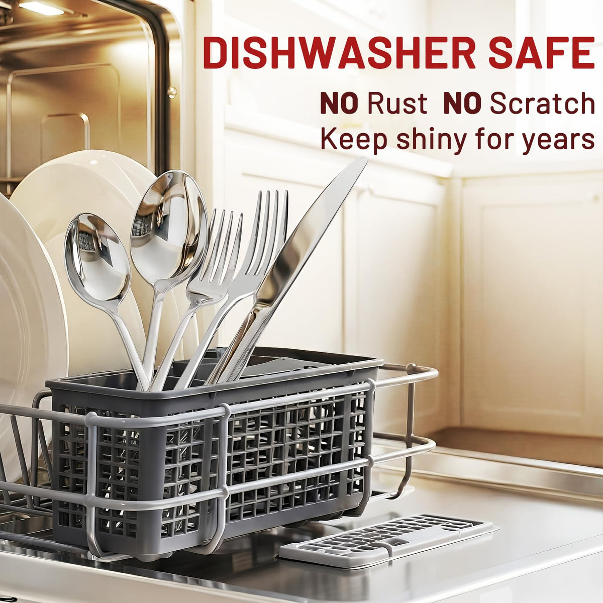 Kikcoin dishwasher-safe stainless steel resists rust and dullness through many cycles.