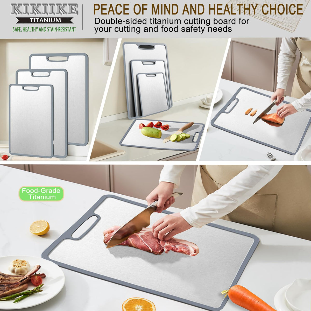 KIKIIKE board with a handle for easy hanging and quick access.