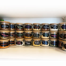 KIKINIKO Oui jar label included to help labeling and identification.