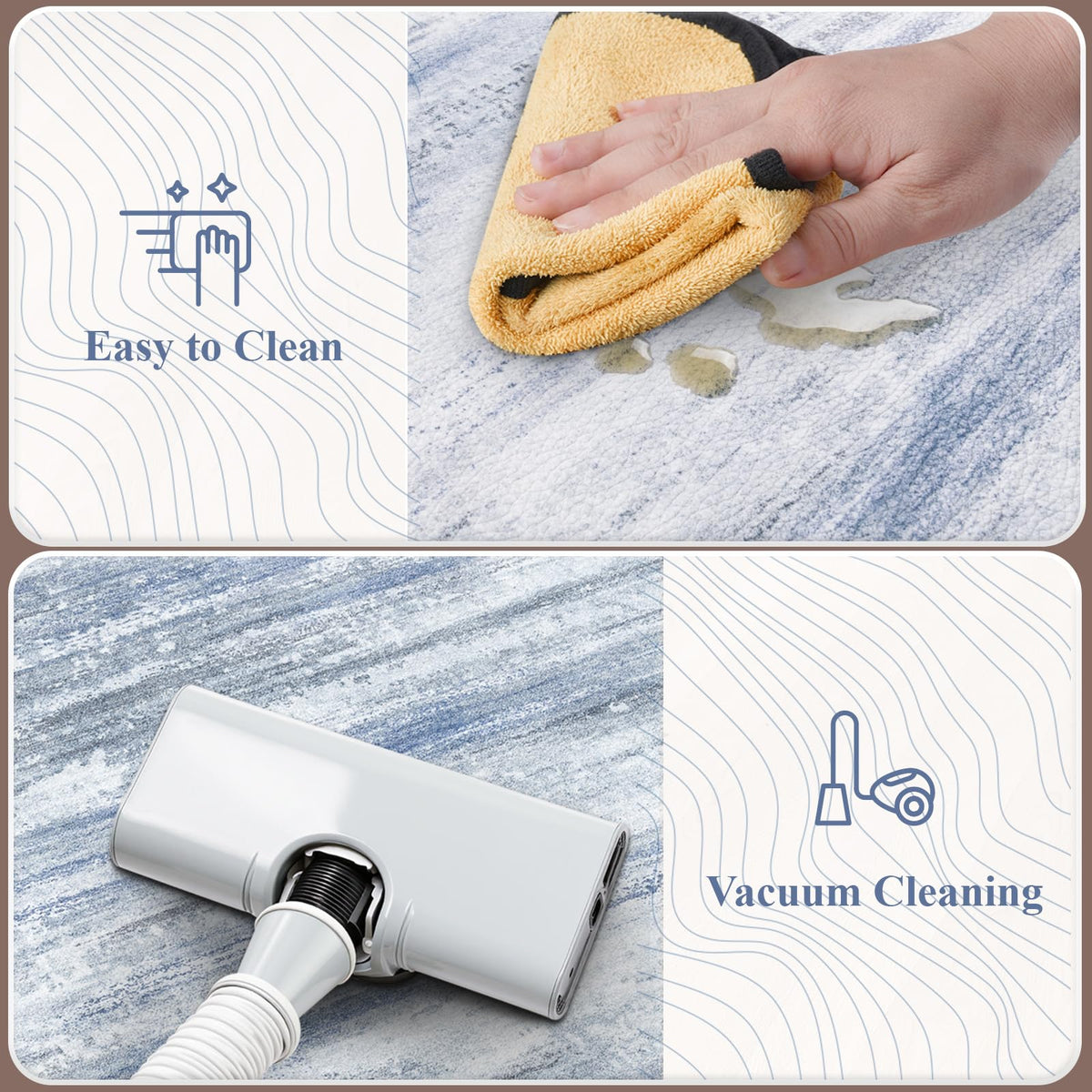 KIMODE beveled edges reduce trip risk while cooking or cleaning.