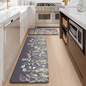 Kimode mats suitable for sink, laundry, office, or desk areas.