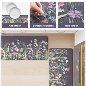Kimode farmhouse floral style complements kitchen decor and adds cozy charm.