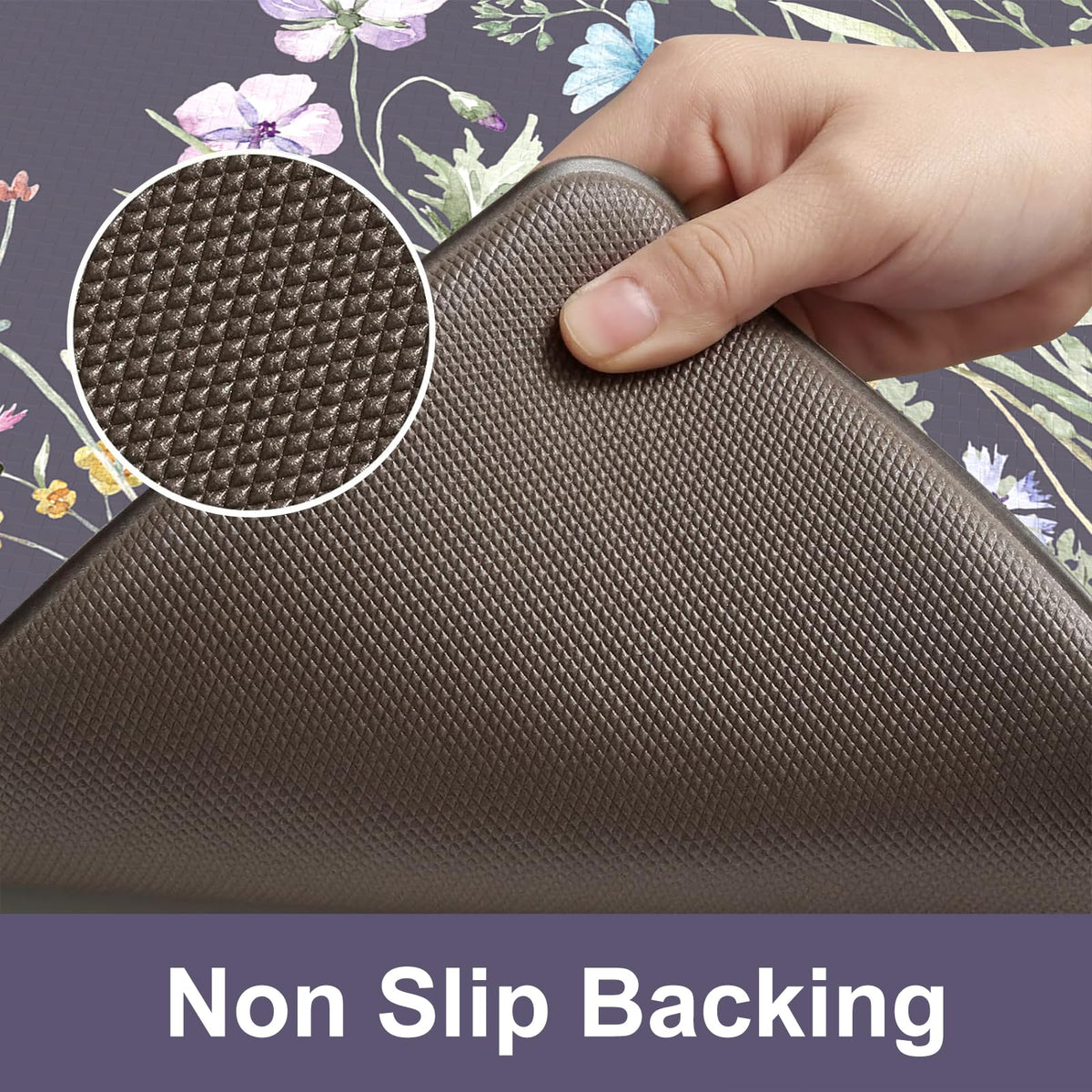 Kimode beveled edge design helps prevent trips during cooking.