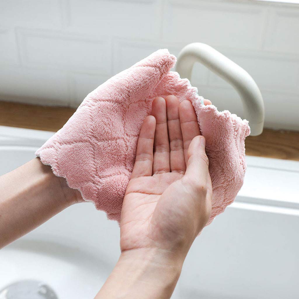 Kimteny soft non-abrasive material is gentle on hands and furniture.