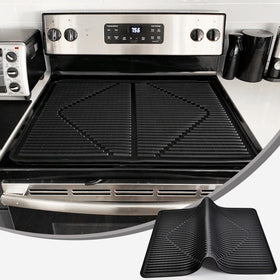 KindGa stove cover 28x20 inch protects glass tops and adds extra counter space.