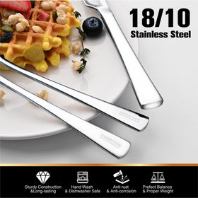 KINGSTONE dinner forks balanced for reliable handling during meals