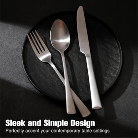 KINGSTONE dishwasher-safe flatware for easy cleanup after gatherings.