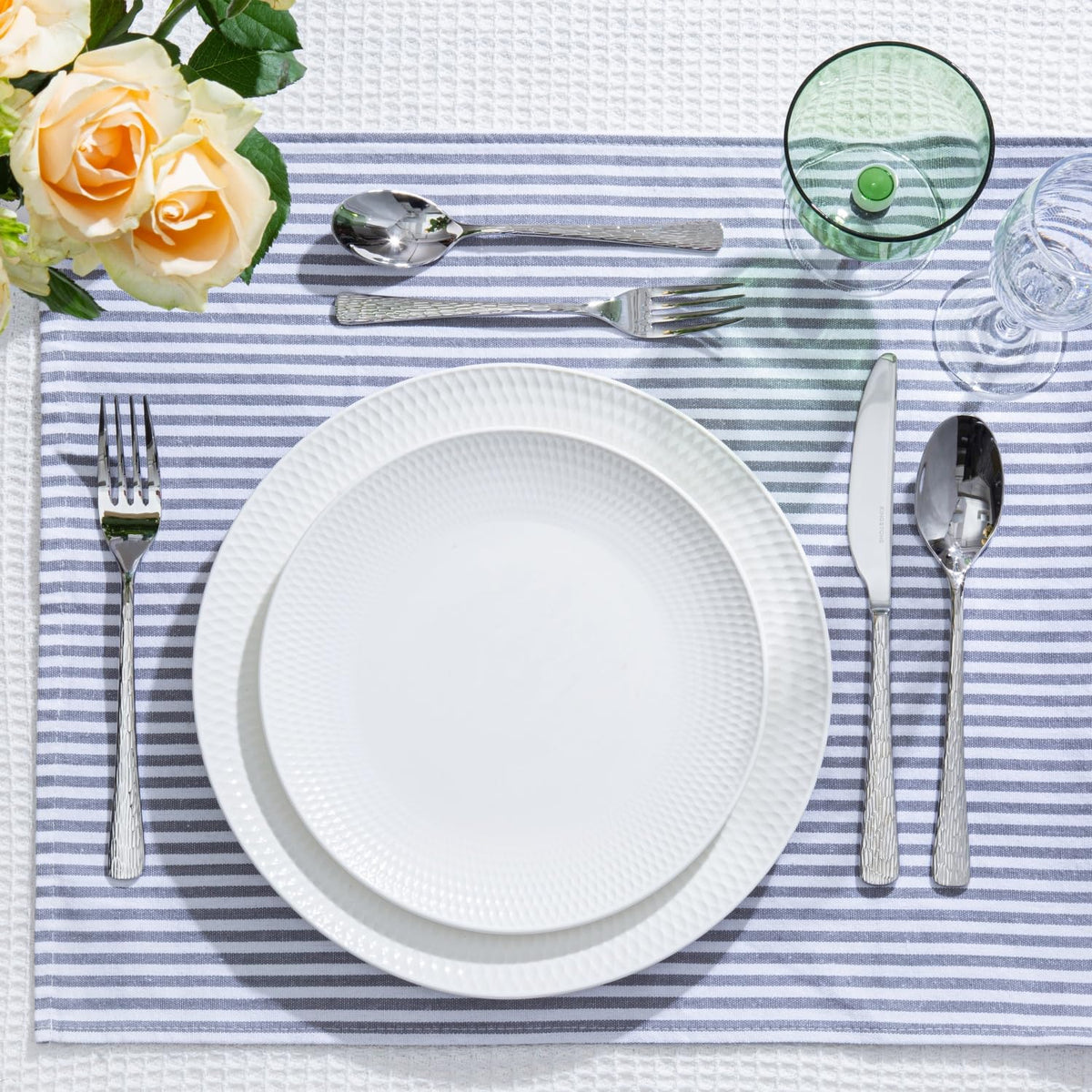 Kingstone service-for-six arranged for gatherings