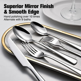 KINGSTONE salad and dessert forks in a sleek, modern design